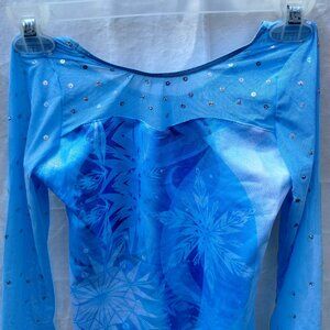 Fashion (12A) Snowflake, Sheer and Sequin Leotard